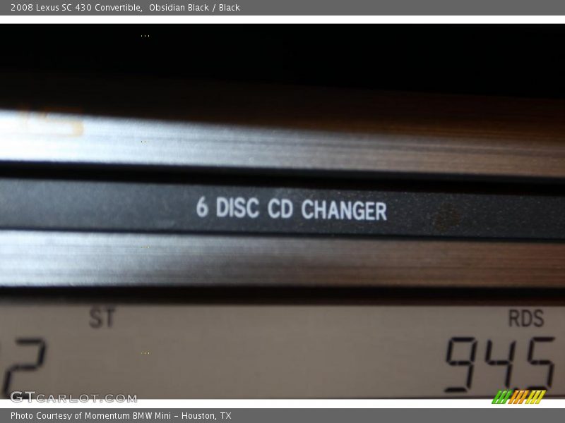Obsidian Black / Black 2008 Lexus SC 430 Convertible