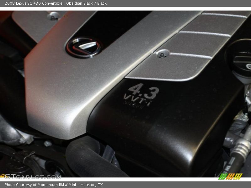  2008 SC 430 Convertible Engine - 4.3L DOHC 32V VVT-i V8