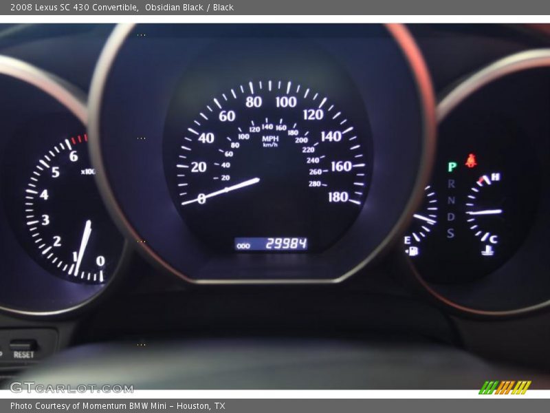 2008 SC 430 Convertible 430 Convertible Gauges