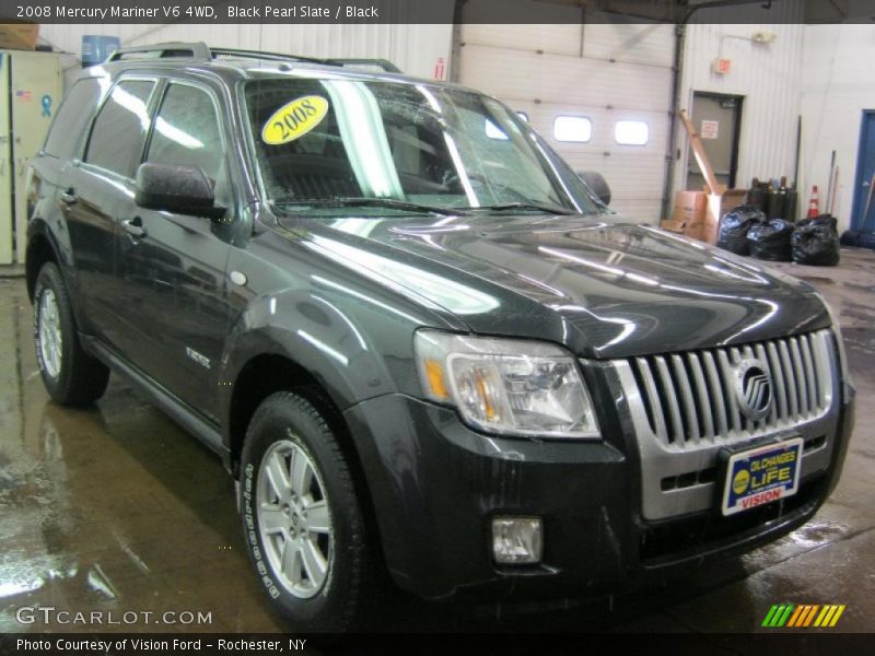 Black Pearl Slate / Black 2008 Mercury Mariner V6 4WD