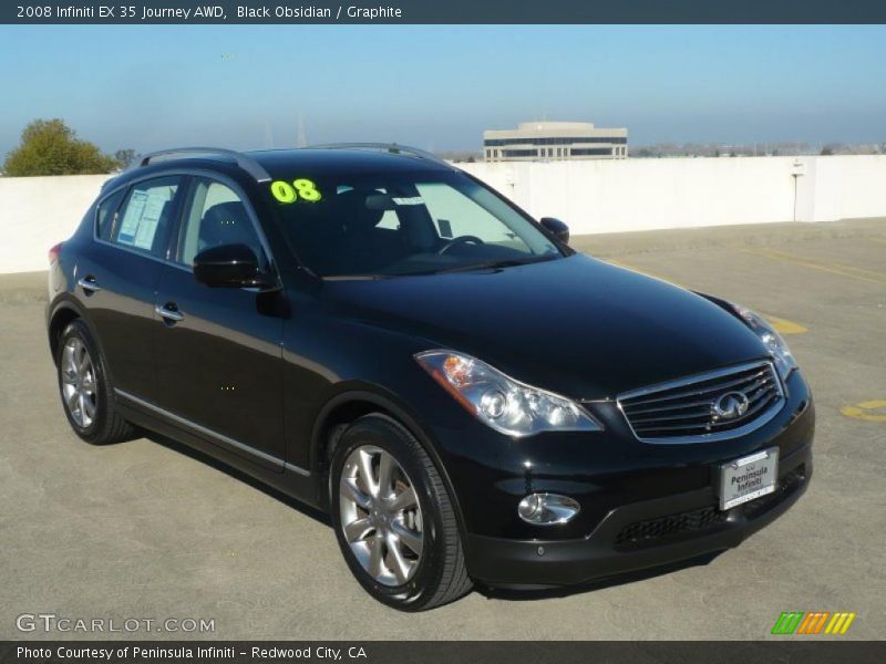Black Obsidian / Graphite 2008 Infiniti EX 35 Journey AWD