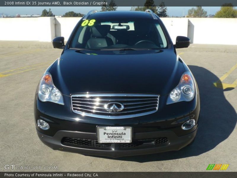 Black Obsidian / Graphite 2008 Infiniti EX 35 Journey AWD