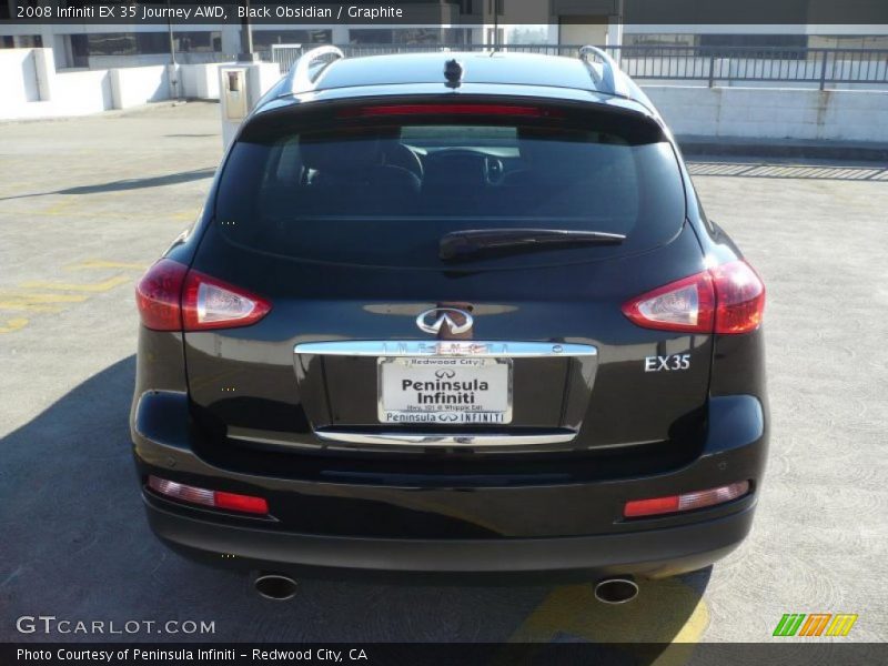 Black Obsidian / Graphite 2008 Infiniti EX 35 Journey AWD