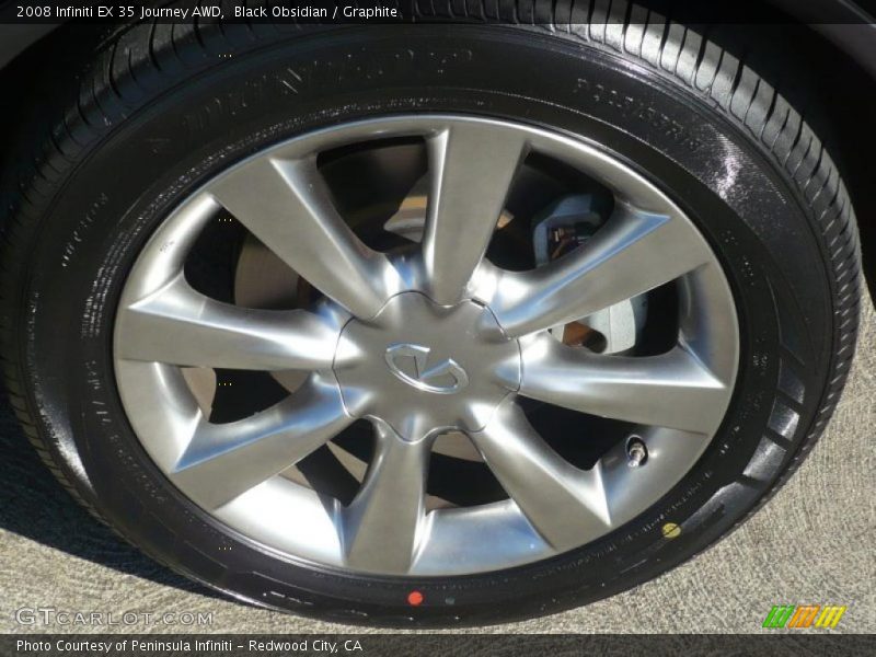 Black Obsidian / Graphite 2008 Infiniti EX 35 Journey AWD