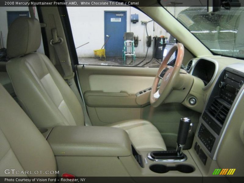 White Chocolate Tri Coat / Camel 2008 Mercury Mountaineer Premier AWD