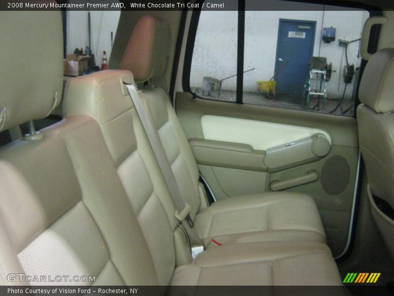 White Chocolate Tri Coat / Camel 2008 Mercury Mountaineer Premier AWD
