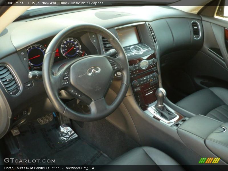 Black Obsidian / Graphite 2008 Infiniti EX 35 Journey AWD
