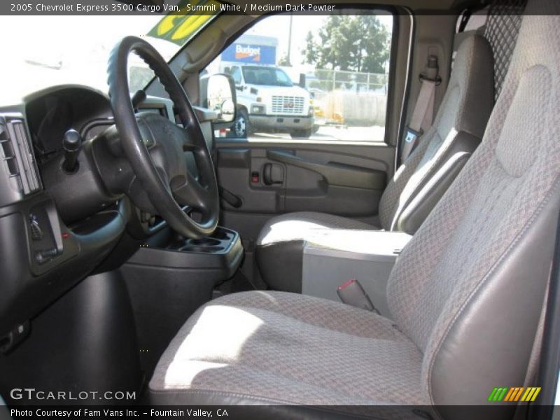 Summit White / Medium Dark Pewter 2005 Chevrolet Express 3500 Cargo Van