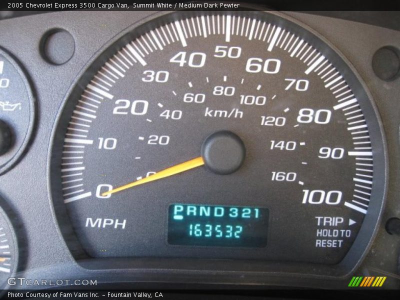 Summit White / Medium Dark Pewter 2005 Chevrolet Express 3500 Cargo Van