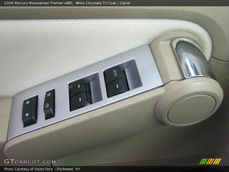 White Chocolate Tri Coat / Camel 2008 Mercury Mountaineer Premier AWD