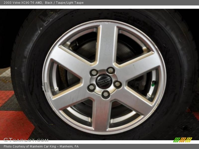 Black / Taupe/Light Taupe 2003 Volvo XC90 T6 AWD