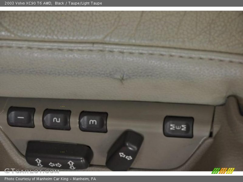 Black / Taupe/Light Taupe 2003 Volvo XC90 T6 AWD