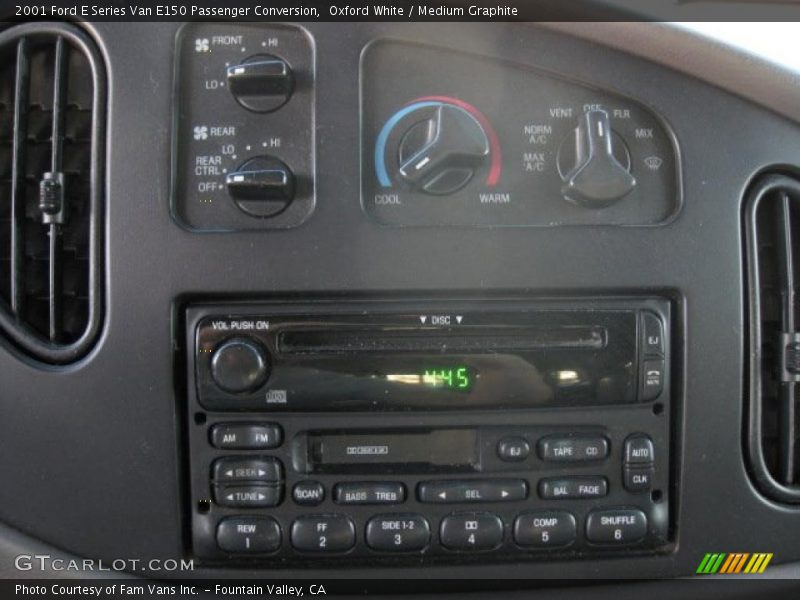 Oxford White / Medium Graphite 2001 Ford E Series Van E150 Passenger Conversion