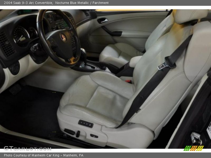 Nocturne Blue Metallic / Parchment 2004 Saab 9-3 Arc Convertible