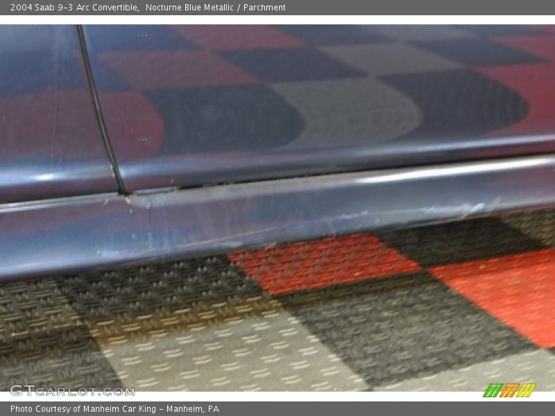 Nocturne Blue Metallic / Parchment 2004 Saab 9-3 Arc Convertible