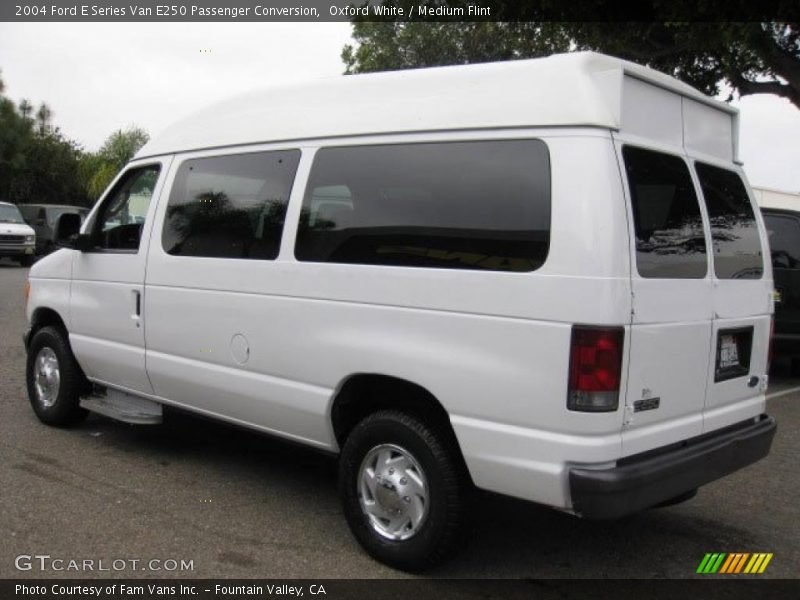 Oxford White / Medium Flint 2004 Ford E Series Van E250 Passenger Conversion