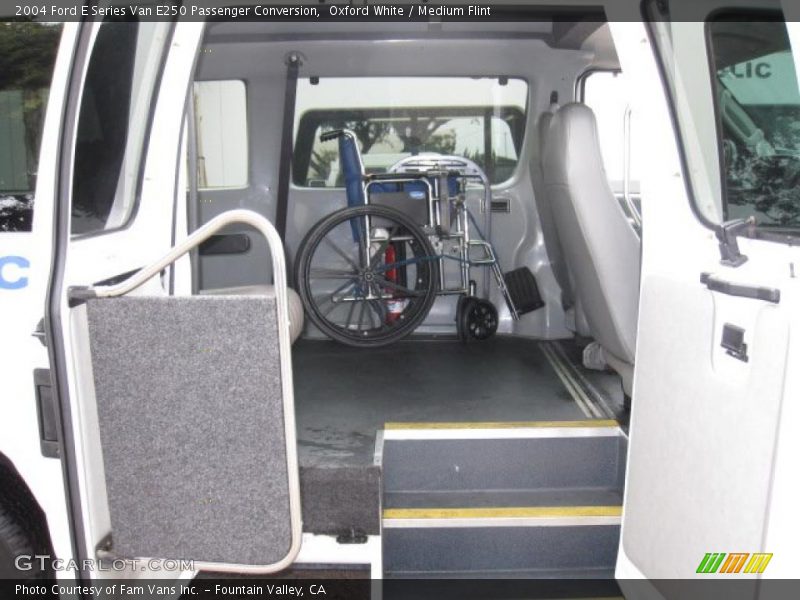 Oxford White / Medium Flint 2004 Ford E Series Van E250 Passenger Conversion