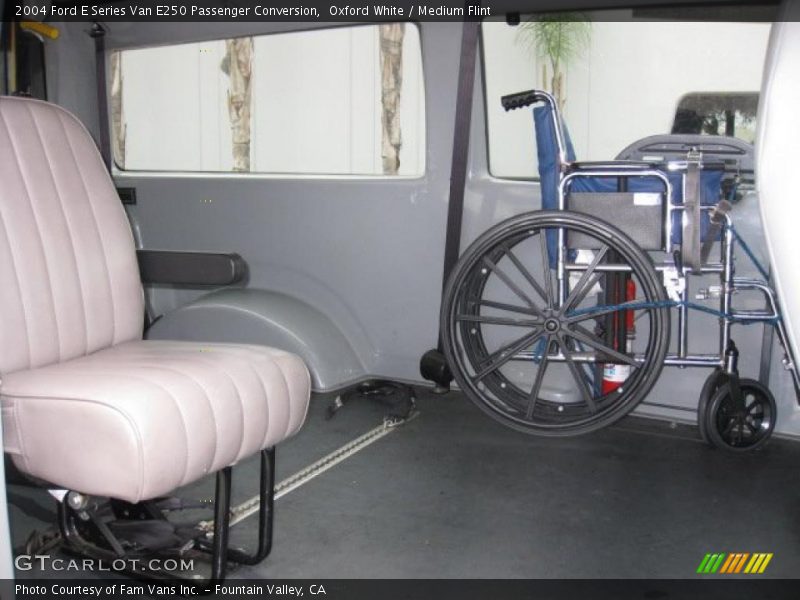 Oxford White / Medium Flint 2004 Ford E Series Van E250 Passenger Conversion