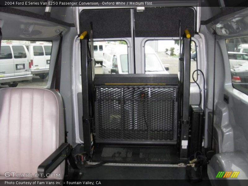 Oxford White / Medium Flint 2004 Ford E Series Van E250 Passenger Conversion