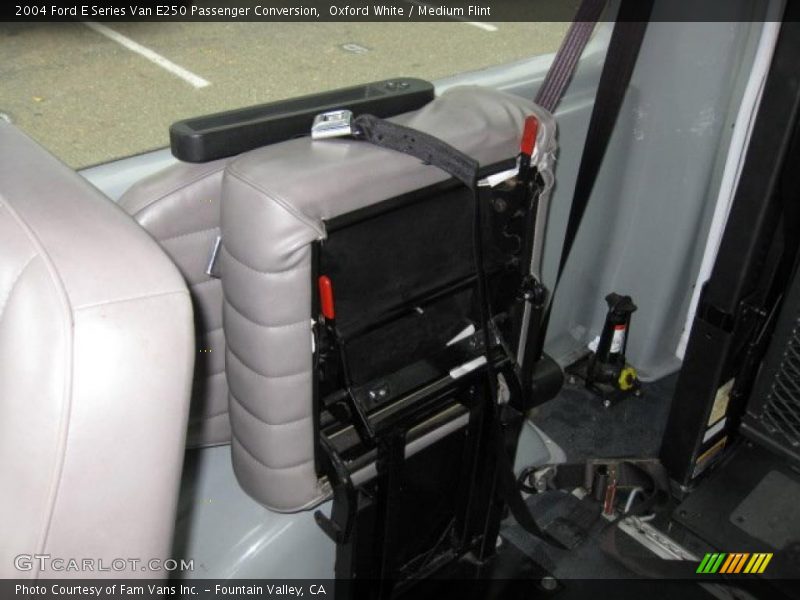 Oxford White / Medium Flint 2004 Ford E Series Van E250 Passenger Conversion