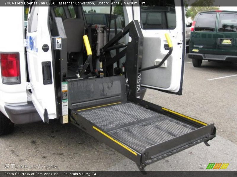 Oxford White / Medium Flint 2004 Ford E Series Van E250 Passenger Conversion