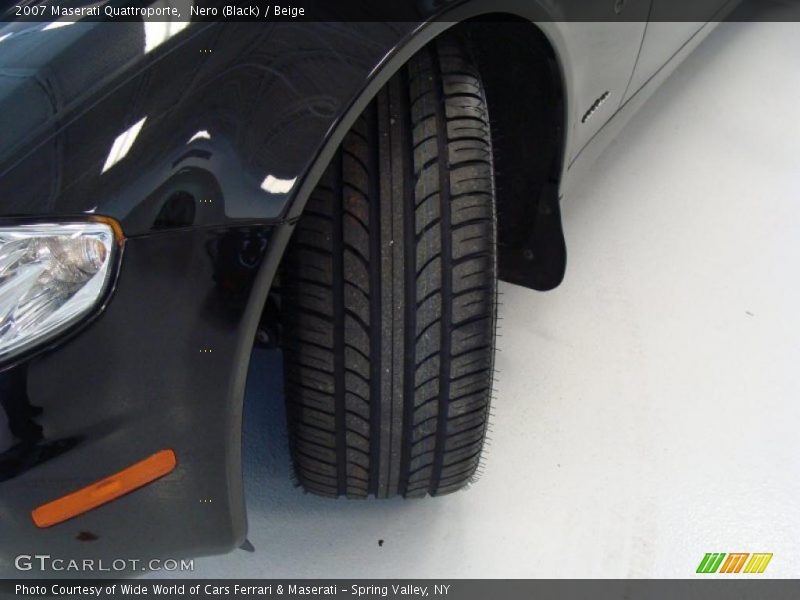 Nero (Black) / Beige 2007 Maserati Quattroporte
