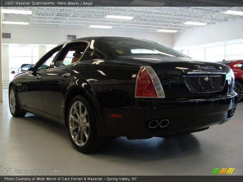Nero (Black) / Beige 2007 Maserati Quattroporte
