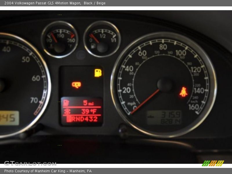 Black / Beige 2004 Volkswagen Passat GLS 4Motion Wagon