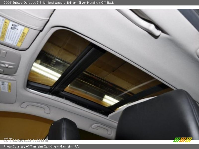 Brilliant Silver Metallic / Off Black 2006 Subaru Outback 2.5i Limited Wagon