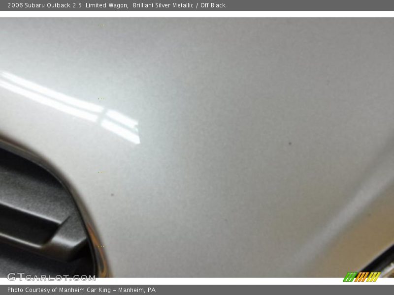 Brilliant Silver Metallic / Off Black 2006 Subaru Outback 2.5i Limited Wagon