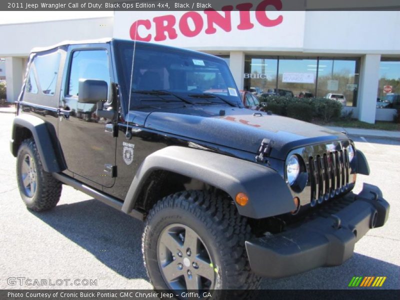 Black / Black 2011 Jeep Wrangler Call of Duty: Black Ops Edition 4x4