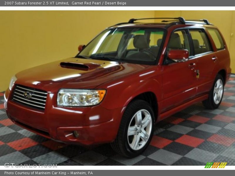 Garnet Red Pearl / Desert Beige 2007 Subaru Forester 2.5 XT Limited