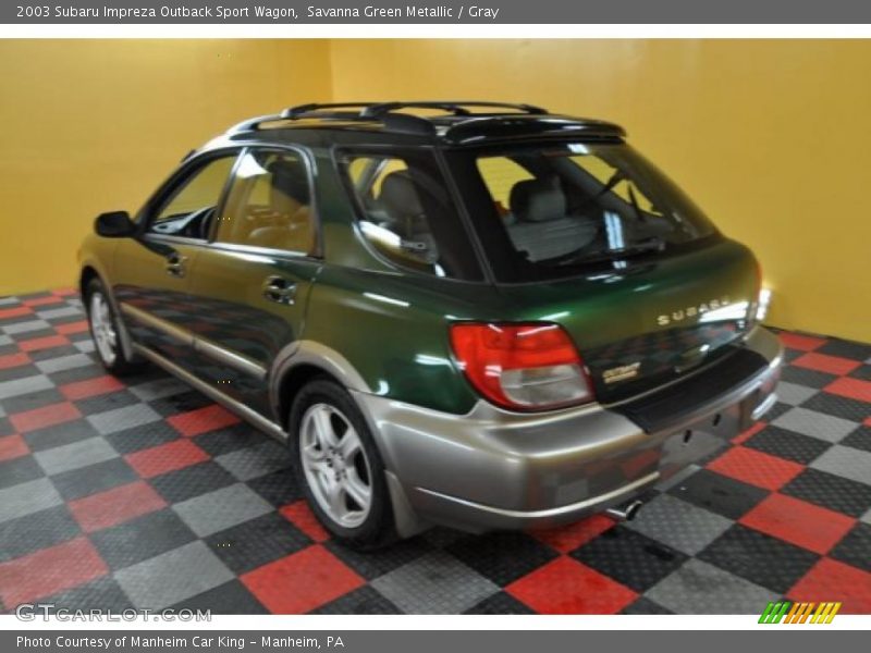 Savanna Green Metallic / Gray 2003 Subaru Impreza Outback Sport Wagon