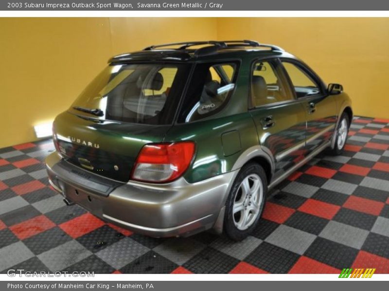 Savanna Green Metallic / Gray 2003 Subaru Impreza Outback Sport Wagon