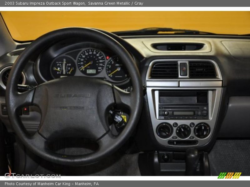 Savanna Green Metallic / Gray 2003 Subaru Impreza Outback Sport Wagon