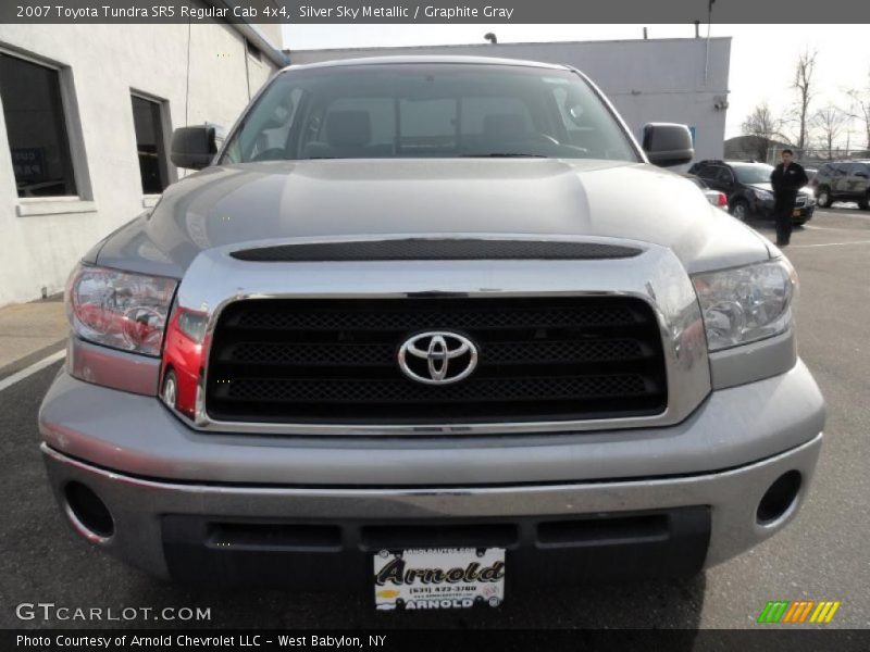 Silver Sky Metallic / Graphite Gray 2007 Toyota Tundra SR5 Regular Cab 4x4