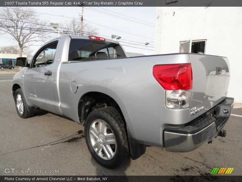 Silver Sky Metallic / Graphite Gray 2007 Toyota Tundra SR5 Regular Cab 4x4
