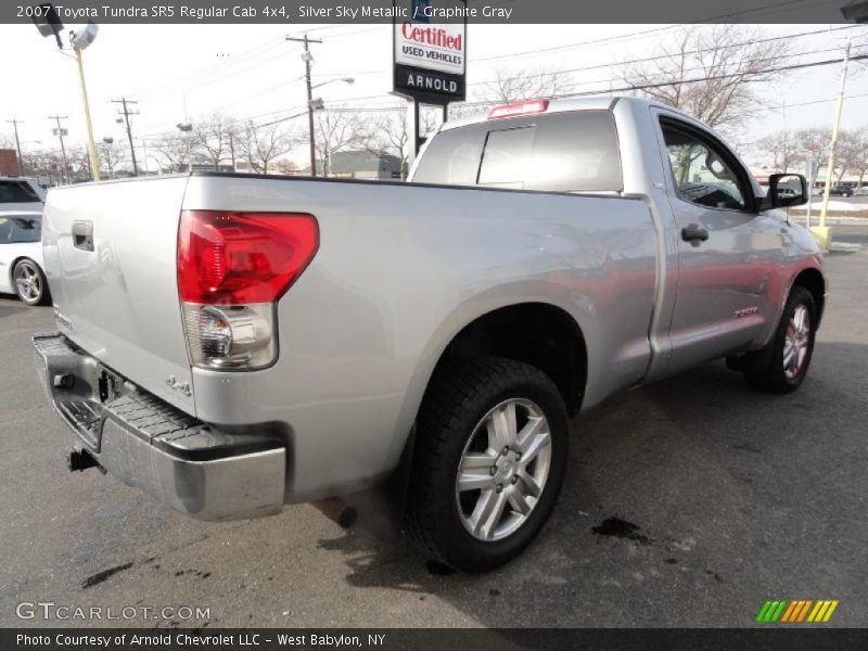 Silver Sky Metallic / Graphite Gray 2007 Toyota Tundra SR5 Regular Cab 4x4