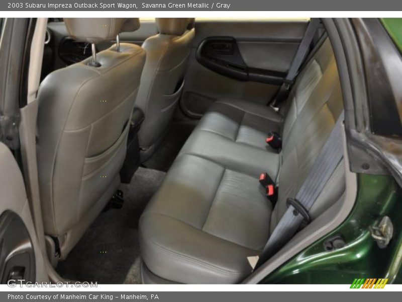 Savanna Green Metallic / Gray 2003 Subaru Impreza Outback Sport Wagon