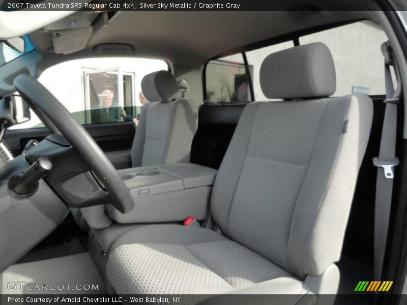 Silver Sky Metallic / Graphite Gray 2007 Toyota Tundra SR5 Regular Cab 4x4