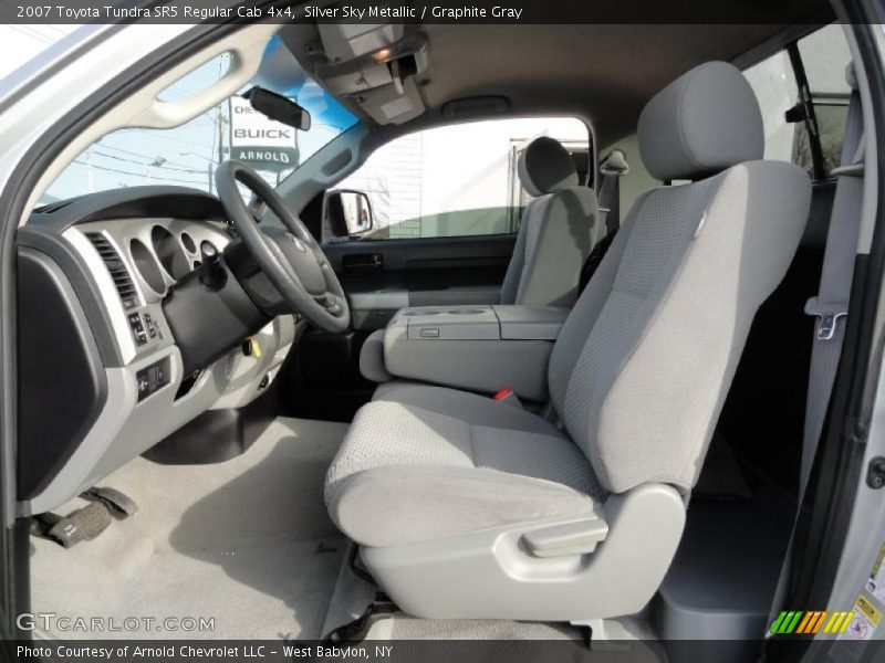 Silver Sky Metallic / Graphite Gray 2007 Toyota Tundra SR5 Regular Cab 4x4