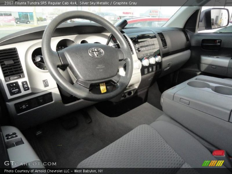 Silver Sky Metallic / Graphite Gray 2007 Toyota Tundra SR5 Regular Cab 4x4