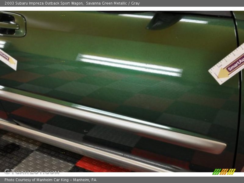 Savanna Green Metallic / Gray 2003 Subaru Impreza Outback Sport Wagon