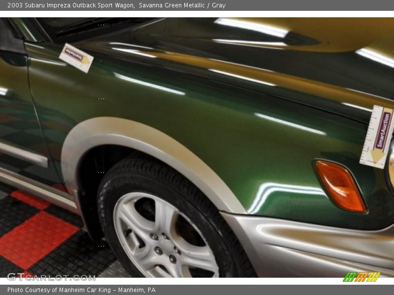 Savanna Green Metallic / Gray 2003 Subaru Impreza Outback Sport Wagon