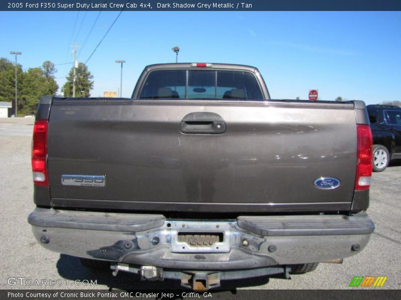 Dark Shadow Grey Metallic / Tan 2005 Ford F350 Super Duty Lariat Crew Cab 4x4