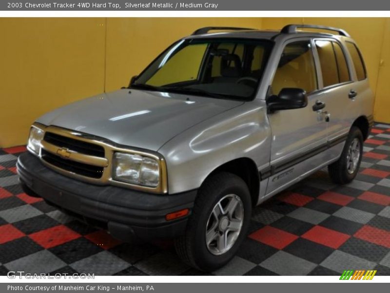 Silverleaf Metallic / Medium Gray 2003 Chevrolet Tracker 4WD Hard Top