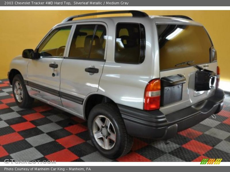Silverleaf Metallic / Medium Gray 2003 Chevrolet Tracker 4WD Hard Top