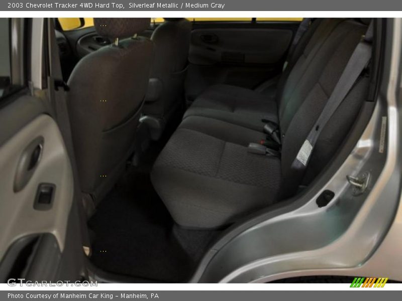 Silverleaf Metallic / Medium Gray 2003 Chevrolet Tracker 4WD Hard Top