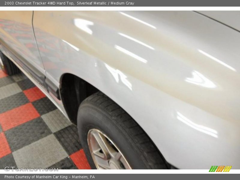 Silverleaf Metallic / Medium Gray 2003 Chevrolet Tracker 4WD Hard Top