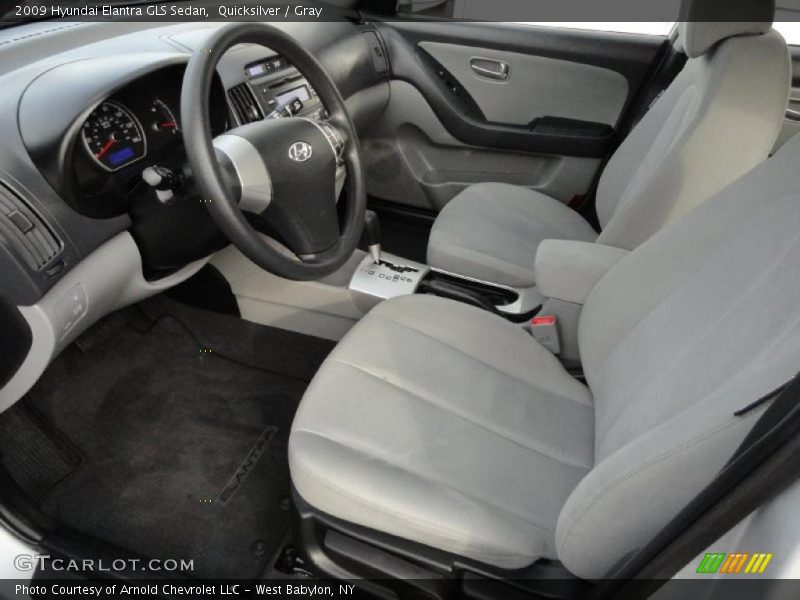 Quicksilver / Gray 2009 Hyundai Elantra GLS Sedan